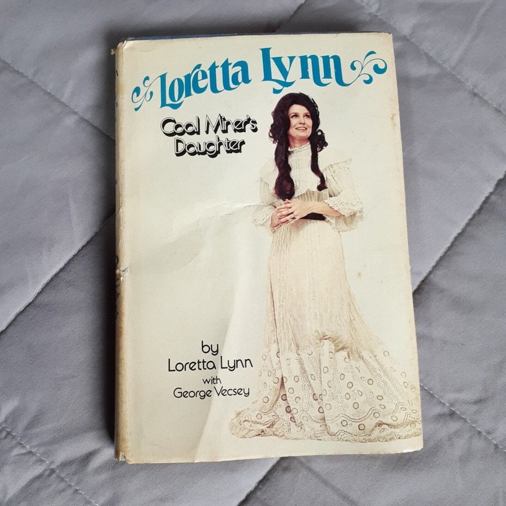 Loretta Lynn, Coal Miner's Daughter, Hardcover Dust Jacket Vintage Book Club
